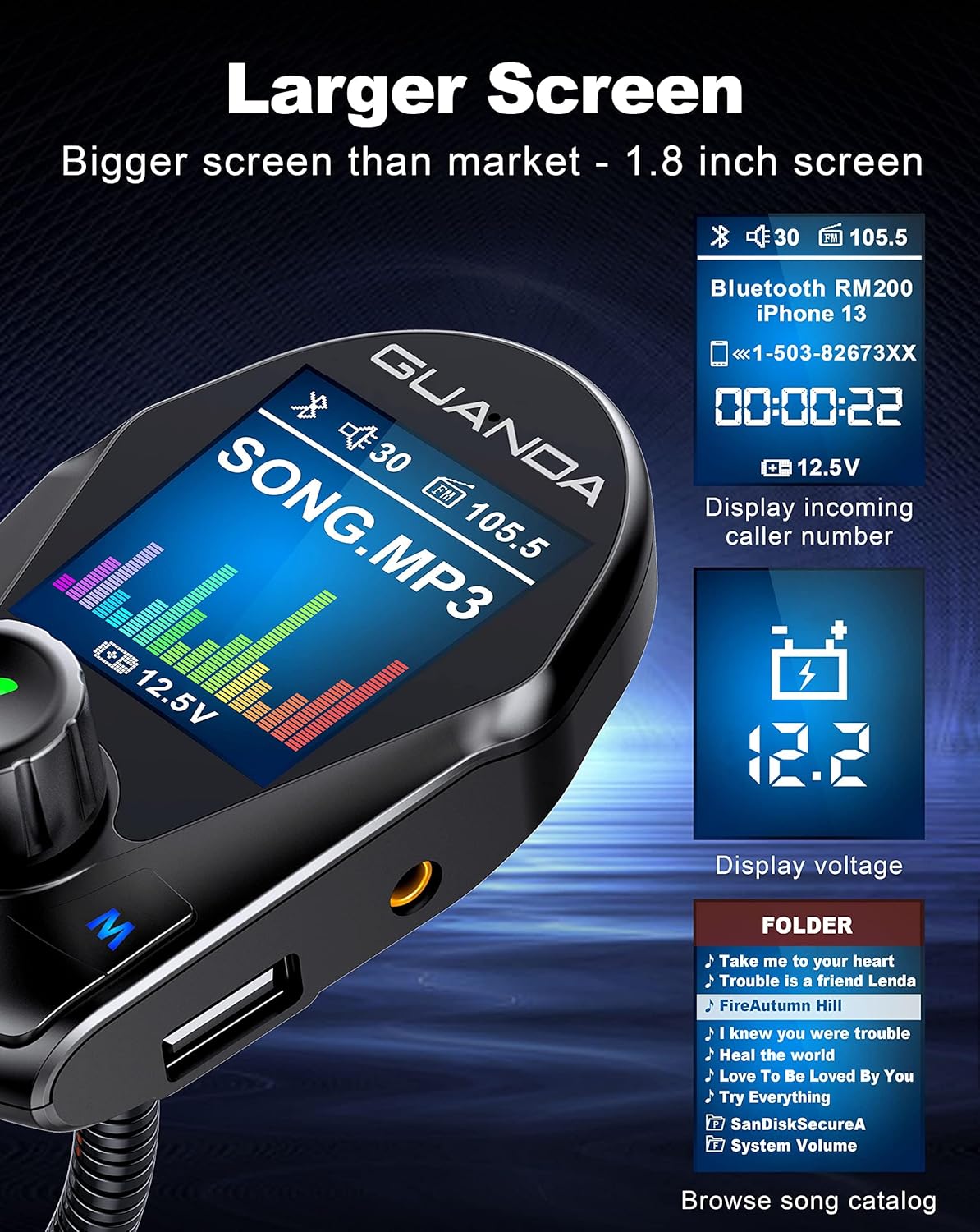 RM200 Bluetooth FM Transmitter Upgraded