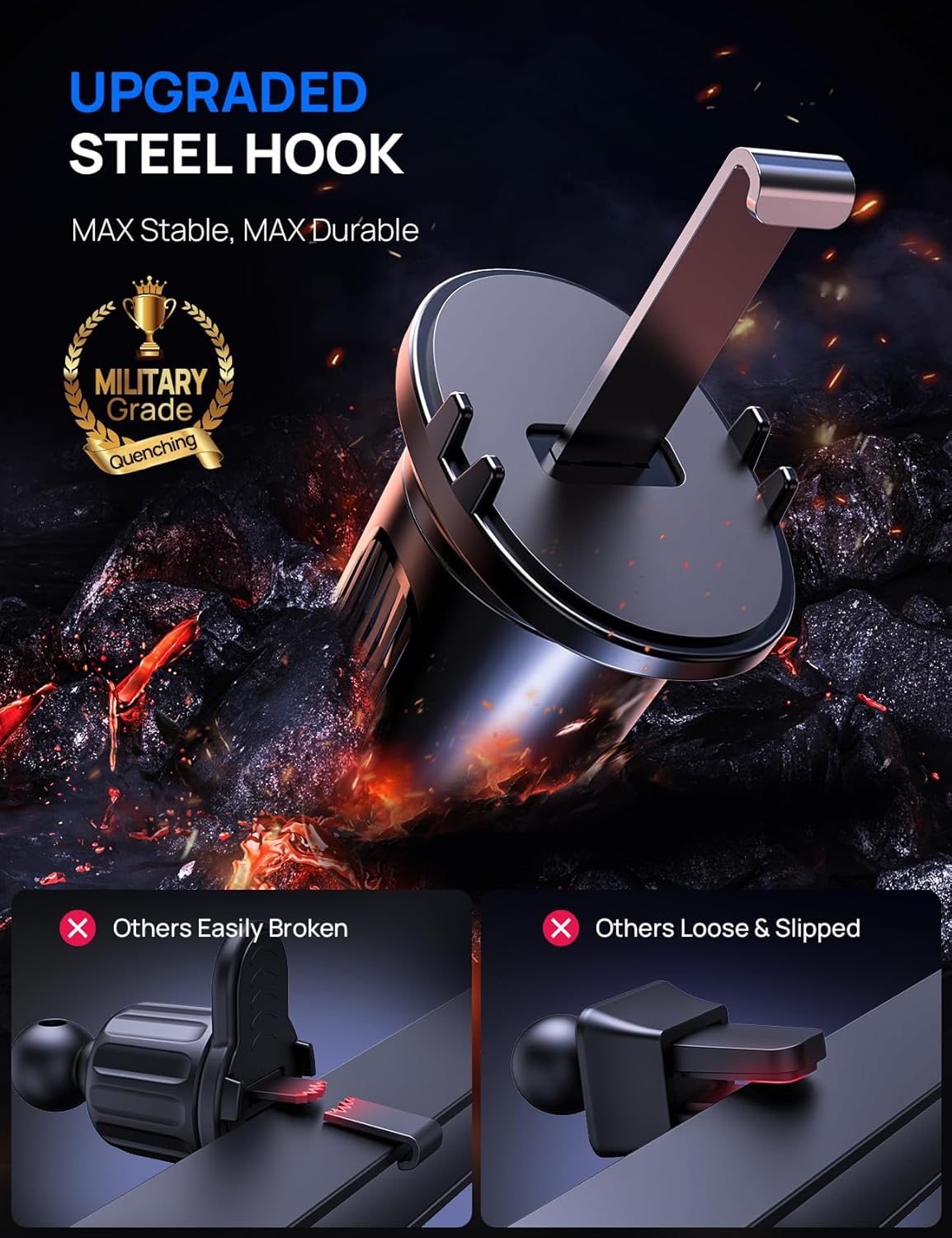 MM300 Car Phone Holder Black