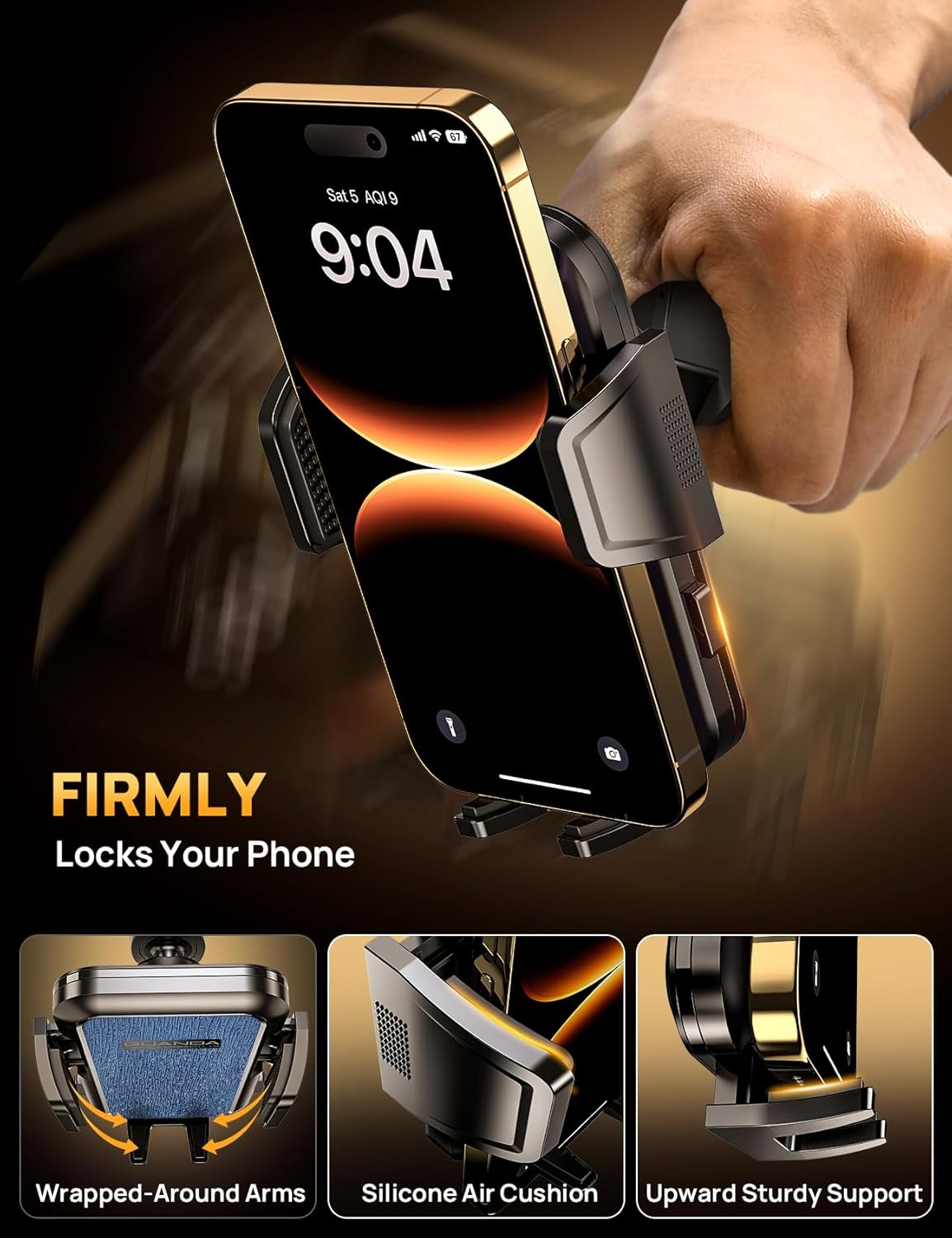 MM700 CD Phone Mount Blue Clip