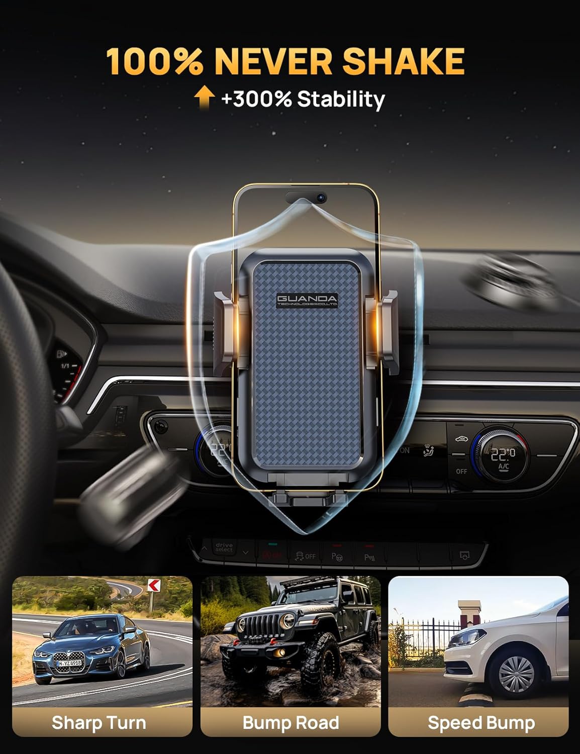 MM700 CD Phone Mount Gray