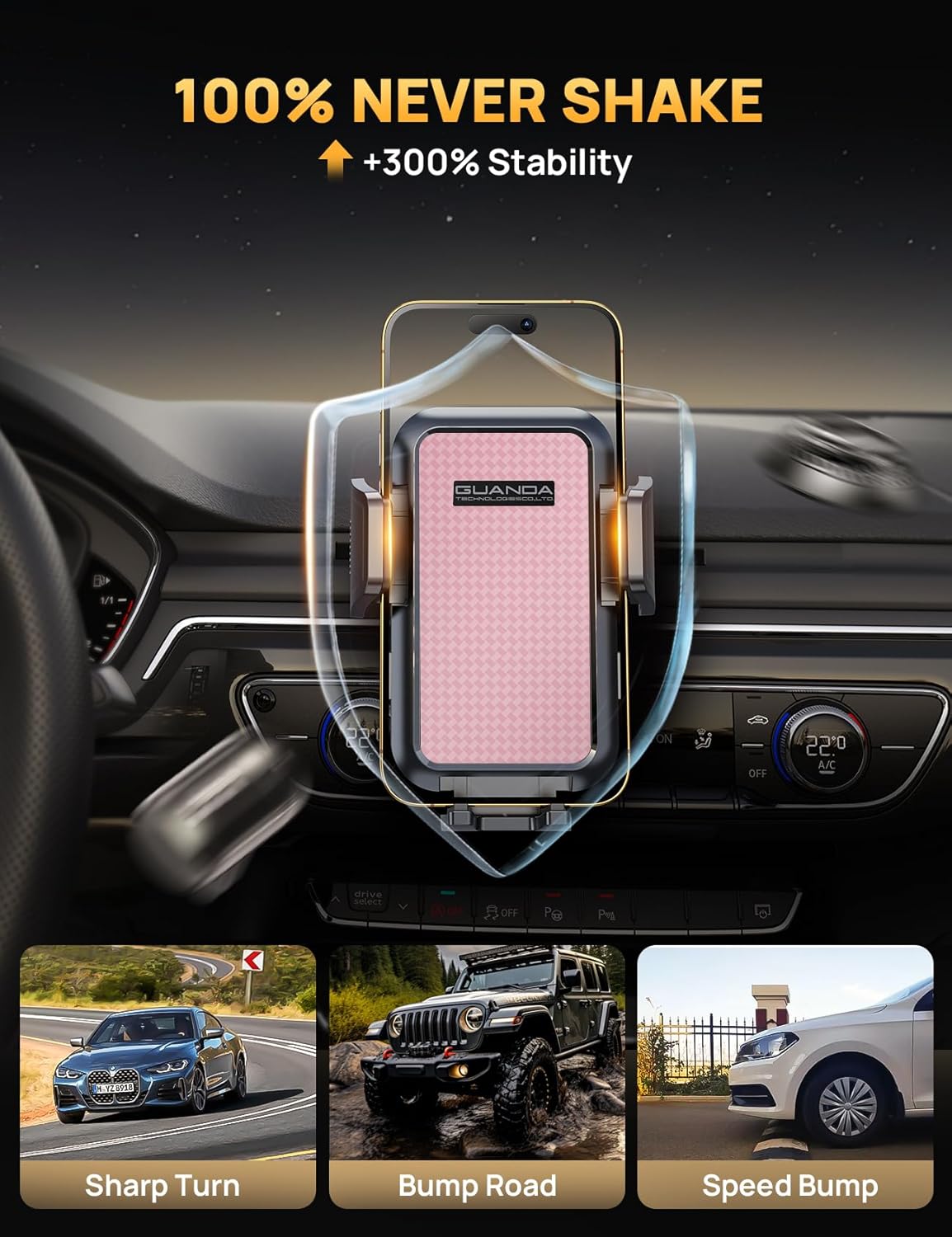 MM700 CD Phone Mount Pink