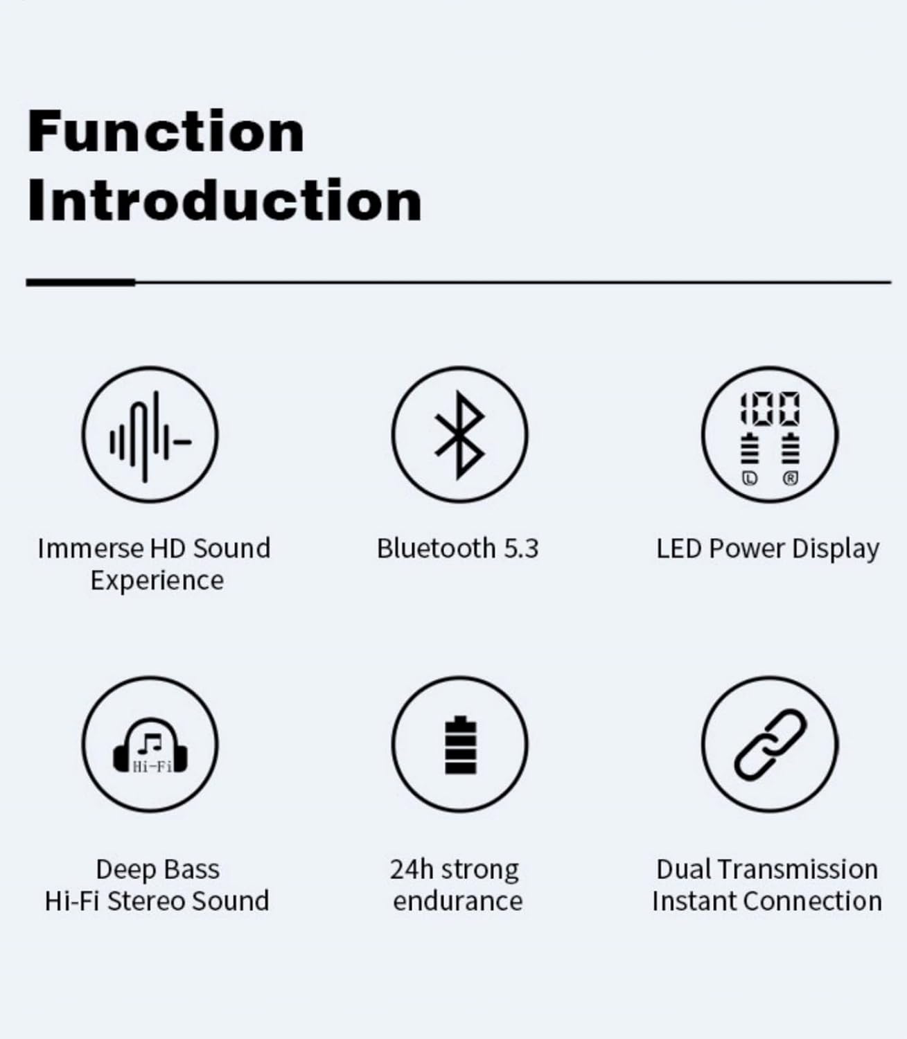 SM300W Wireless Earbuds Upgraded