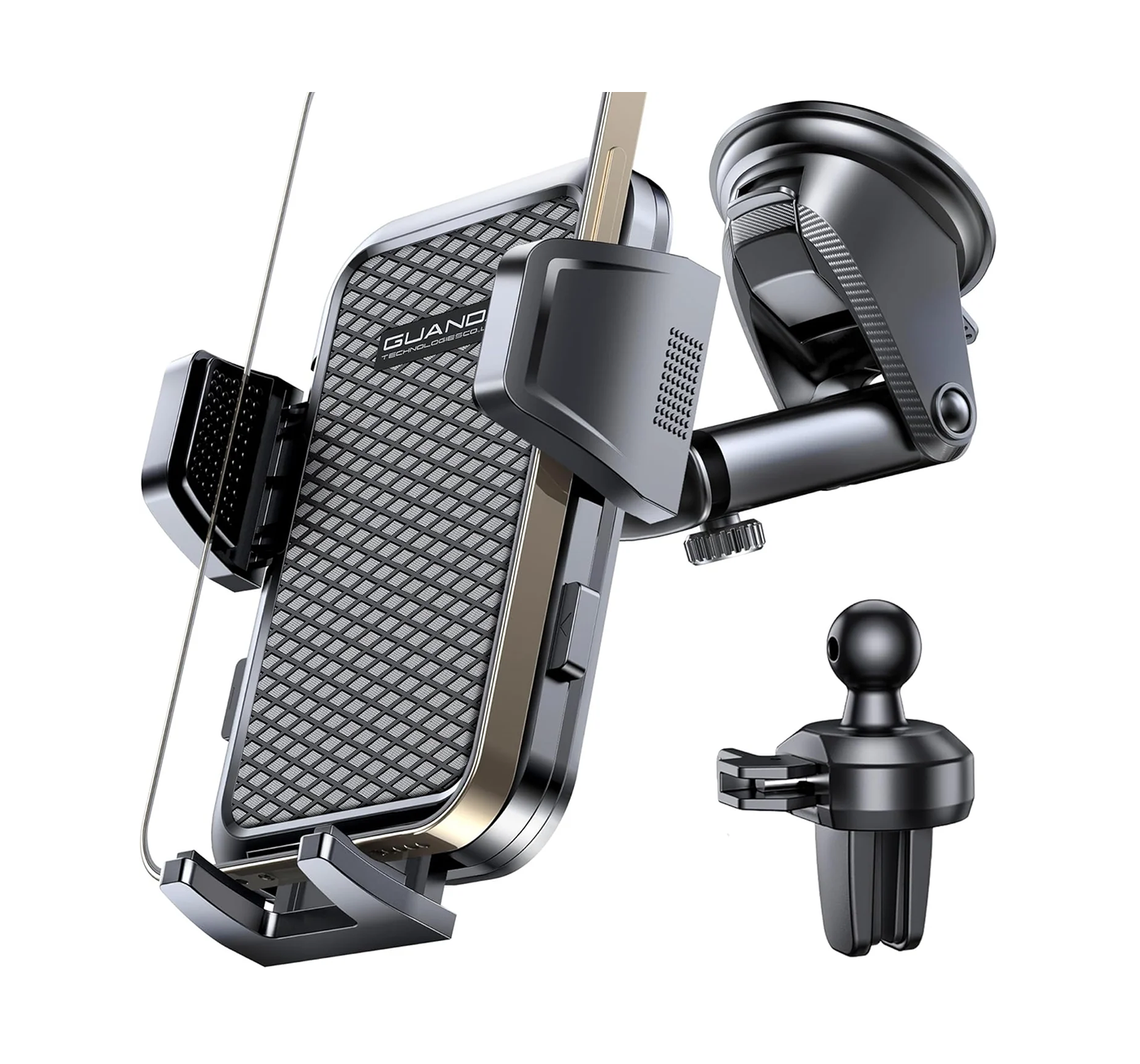 MM400R Car Vent Phone Mount Diamond Black Clip