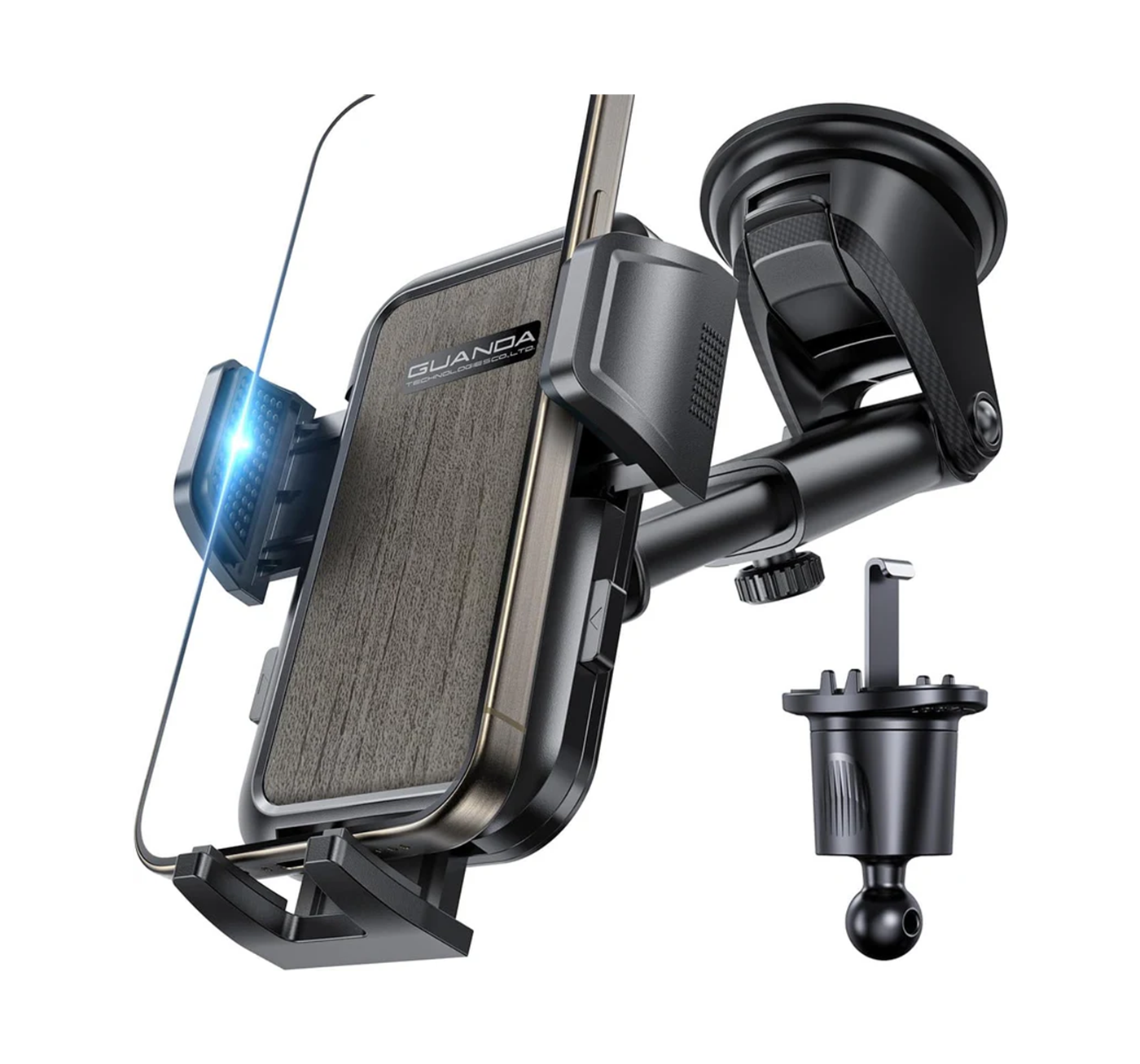 MM400R Car Vent Phone Mount Gray Hook