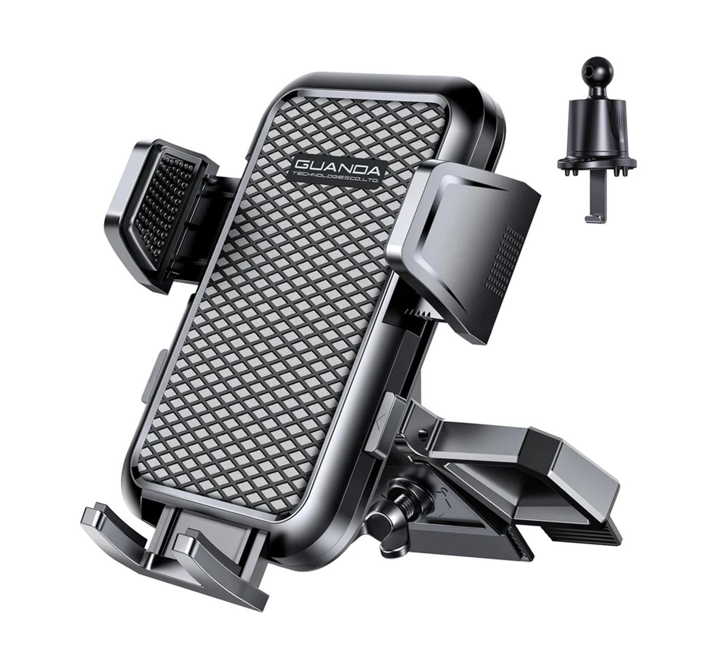 MM700 CD Phone Mount Black Hook