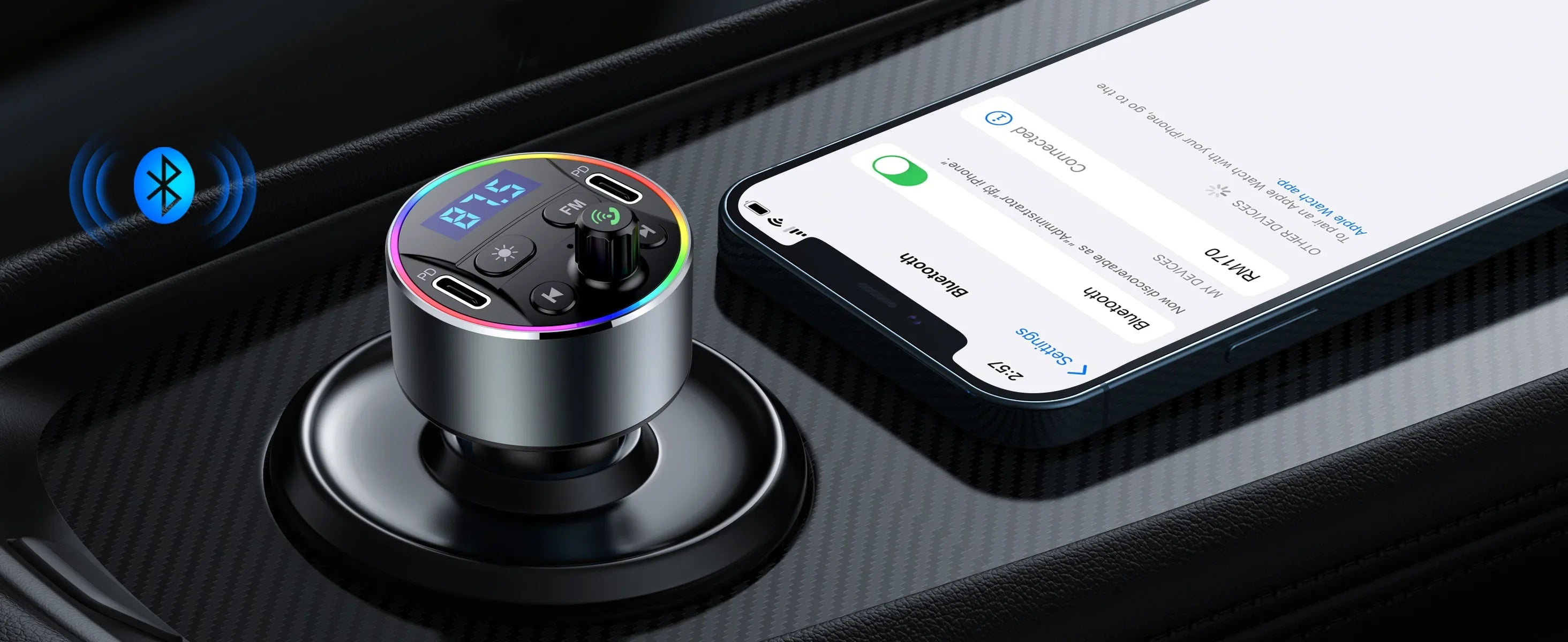 Bluetooth FM Transmitter for Car