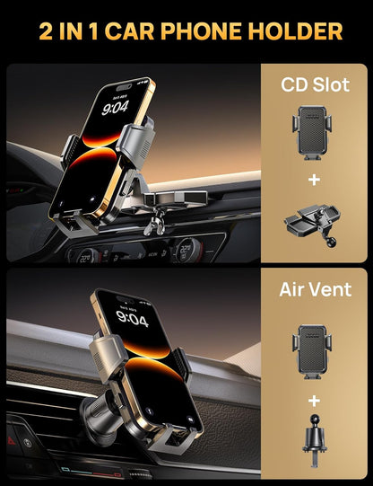 MM700 CD Phone Mount Black Hook