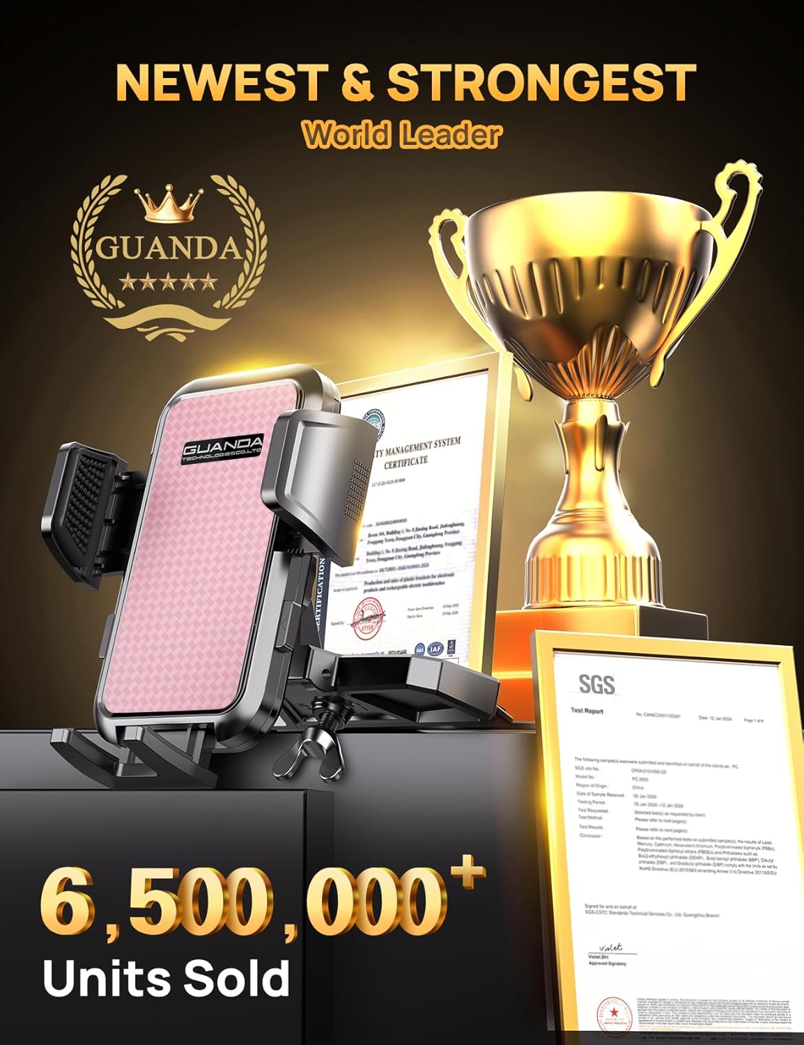 MM700 CD Phone Mount Pink