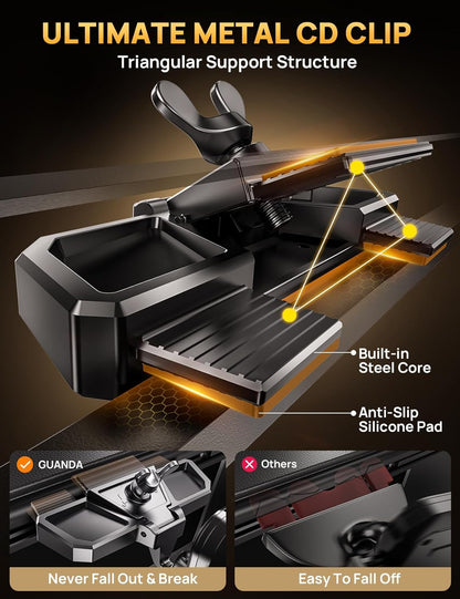 MM700 CD Phone Mount Black Clip