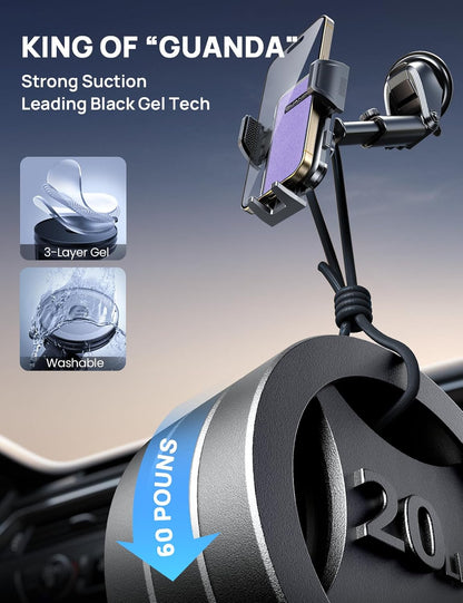 MM400R Car Vent Phone Mount Purple Clip