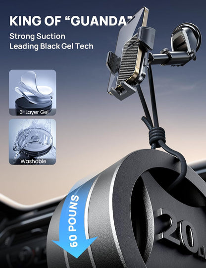 MM400R Car Vent Phone Mount Black Clip