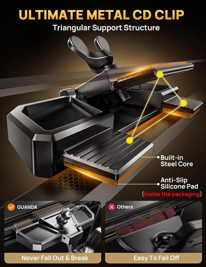 MM700 CD Phone Mount Gray Clip