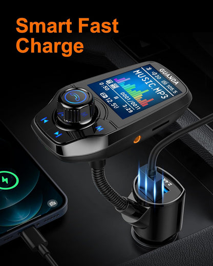 RM100 Bluetooth FM Transmitter Black