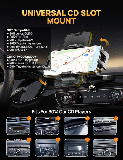 MM700 CD Phone Mount Blue Hook