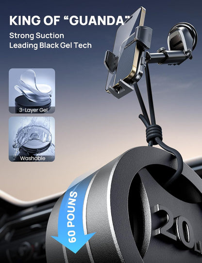 MM400R Car Vent Phone Mount Gray Clip