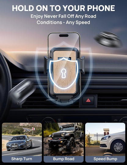 MM400R Car Vent Phone Mount Gold Hook