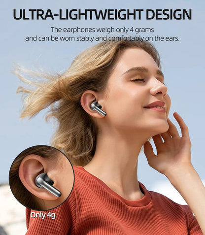 SM300 Wireless Earbuds Dual Mic Black