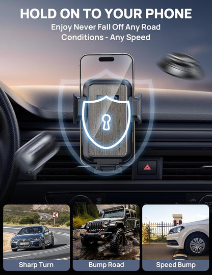 MM400R Car Vent Phone Mount Gray Hook