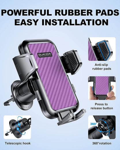 MM300 Car Phone Holder Purple