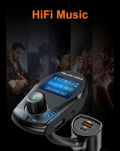 RM150 Car Bluetooth Adapter Charger