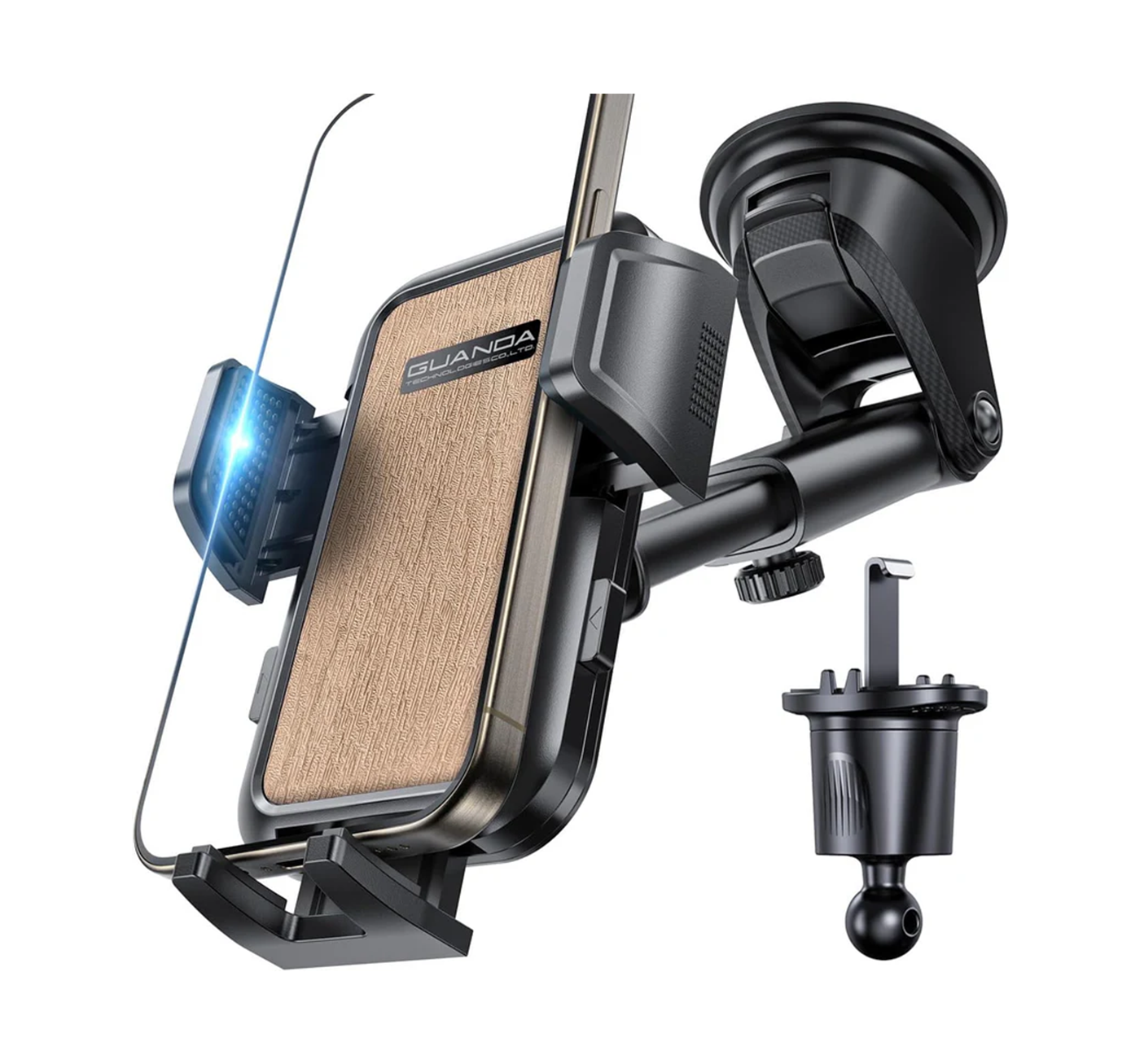 MM400R Car Vent Phone Mount Gold Hook