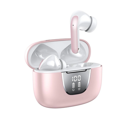 SM300 Wireless Earbuds Dual Mic Pink